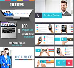 PPT模板－业务汇报演示：The Future - Business POWERPOINT Template